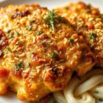 Crispy Dill Pickle Parmesan Chicken