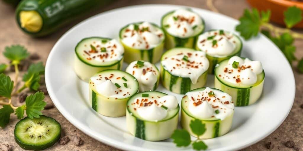 Refreshing Cucumber Cream Cheese Bites