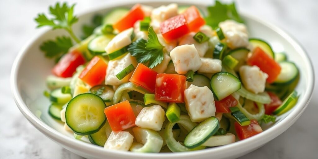 Creamy Asian Cucumber Salad