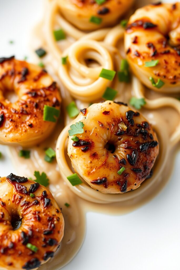 Blackened Shrimp Stroganoff Recipe With Creamy Mushroom Sauce 2 Blackened Shrimp Stroganoff