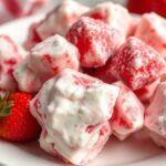 Frozen Strawberry Yogurt Clusters
