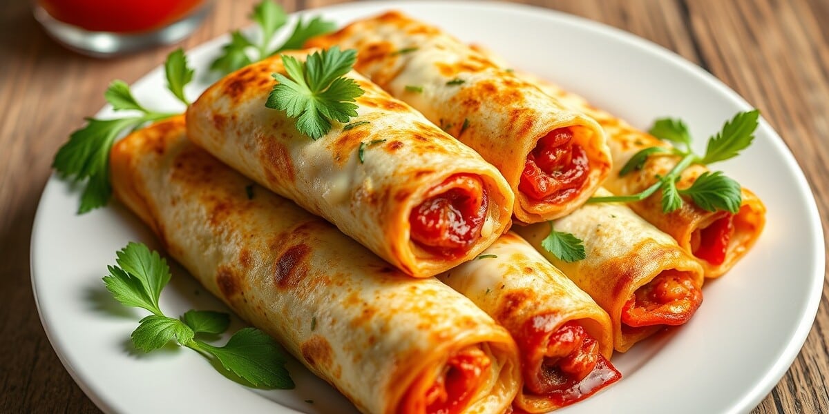 The Easiest 10-Minute Tortilla Pizza Rolls (A Kid's Dream!) 1 Tortilla Pizza Rolls